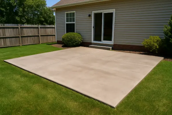 a house featuring a concrete patio from Quality Concrete Contractor Georgetown in Georgetown Tx, 78628 - Concrete parking lot building a house featuring a concrete patio from Quality Concrete Contractor Georgetown in Georgetown Tx, 78628 - Concrete parking lot building