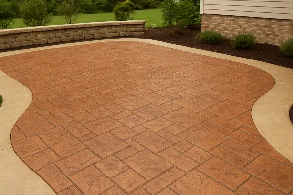 a stamped concrete patio from Quality Concrete Contractor Georgetown in Georgetown Tx, 78628 - Concrete repairs a stamped concrete patio from Quality Concrete Contractor Georgetown in Georgetown Tx, 78628 - Concrete repairs
