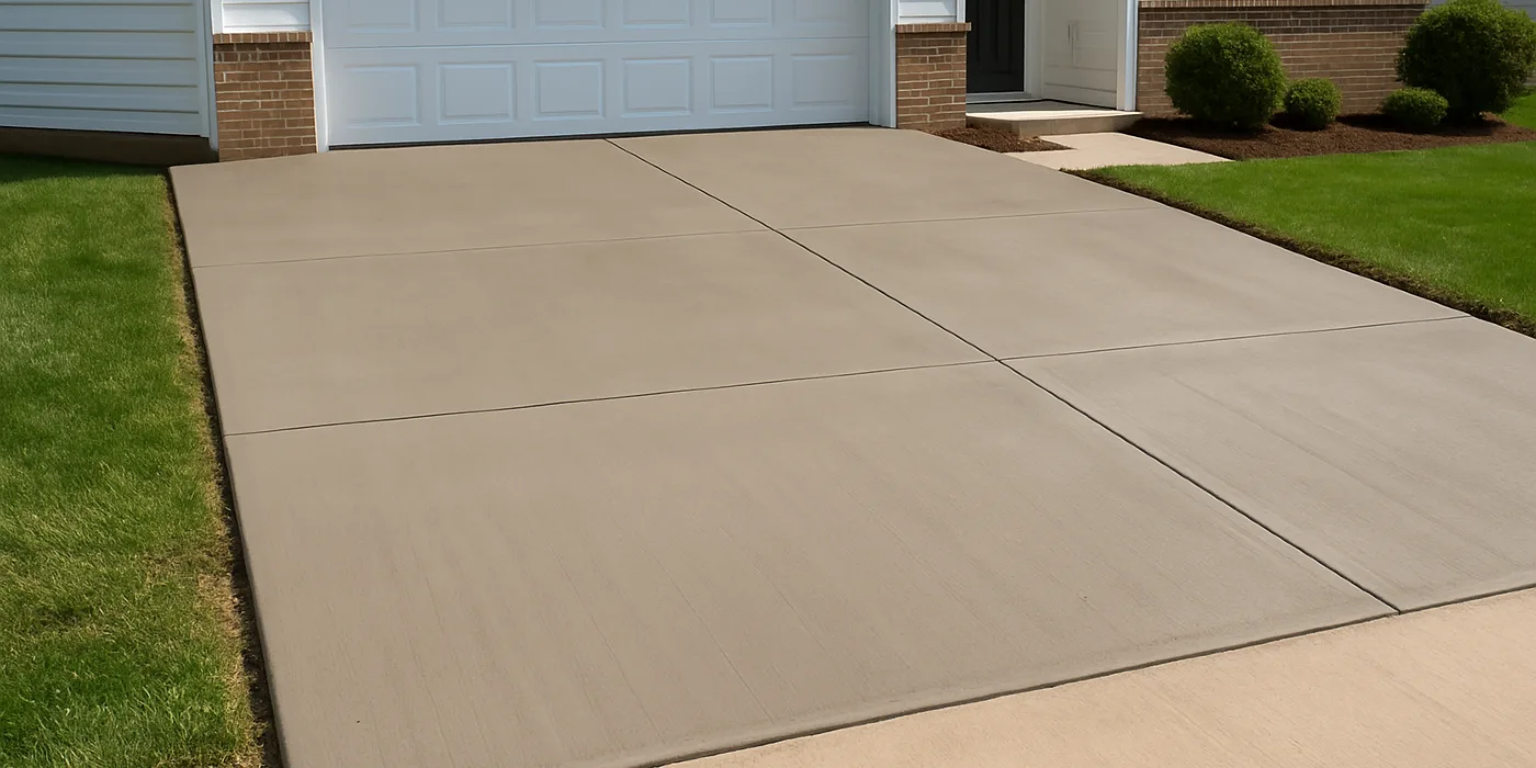 a brand new concrete driveway from Quality Concrete Contractor Georgetown in Georgetown Tx, 78628 - Concrete resurfacing a brand new concrete driveway from Quality Concrete Contractor Georgetown in Georgetown Tx, 78628 - Concrete resurfacing